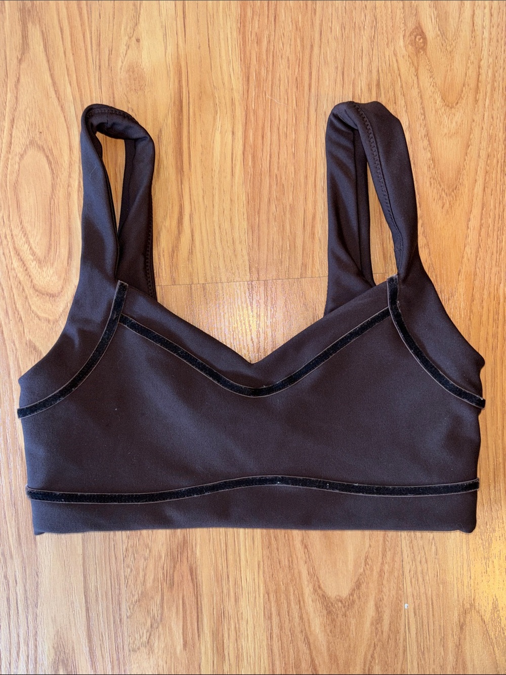 Your Personal Best Dark Brown Seamless Bralette